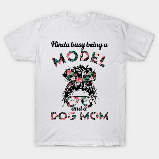 Model woman and dog mom gift . Perfect present for mother dad friend him or her T-Shirt by SerenityByAlex